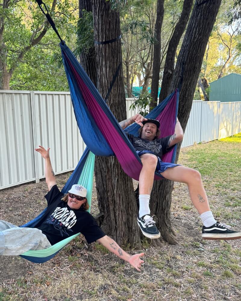 RECYCLED HAMMOCK, PURPLE