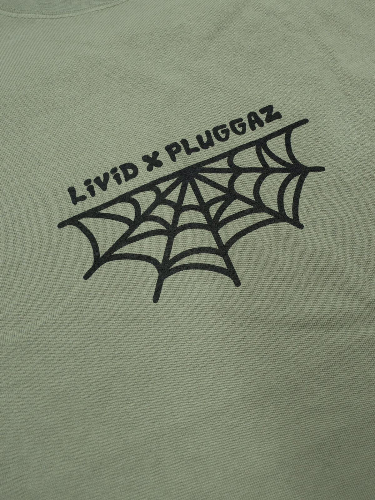PLUGGAZ X LIVID TEE, EUCALYPTUS