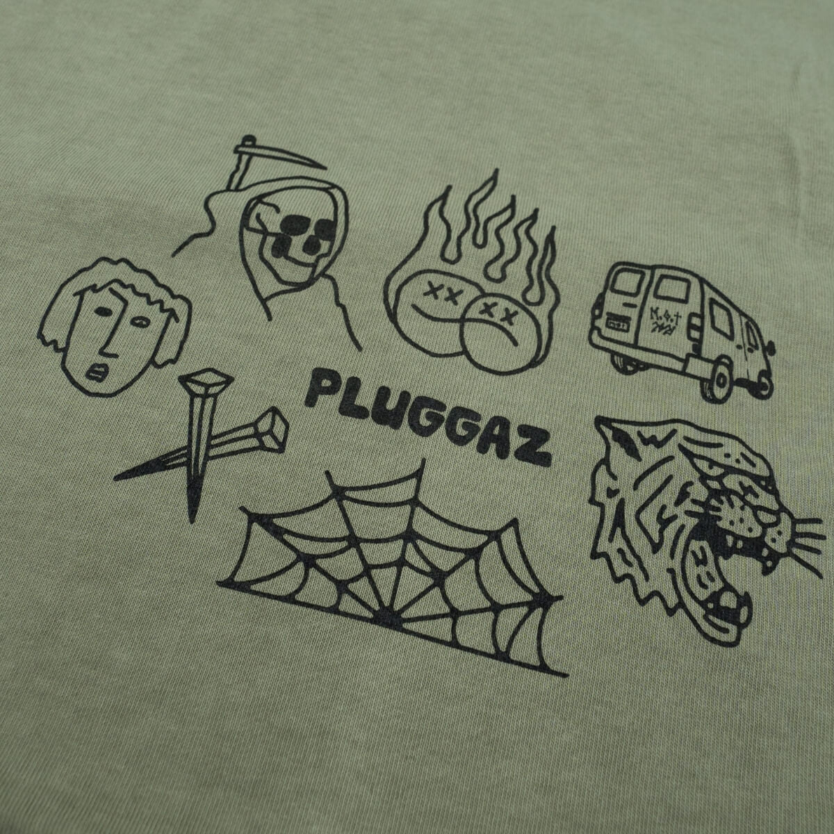 PLUGGAZ FLASH TEE, EUCALYPTUS