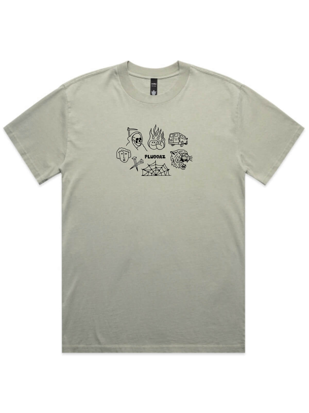 PLUGGAZ FLASH TEE, EUCALYPTUS